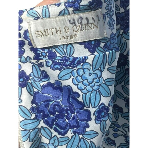 Smith & Quinn Brigette Porcelain Petals Maxi Dress Sz Large Romantic Wedding - Picture 12 of 13